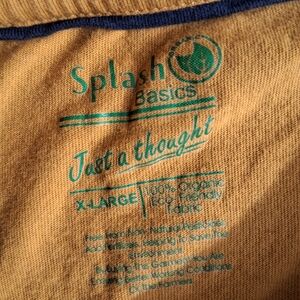 Splash Basics Tan Short Sleeve Tee